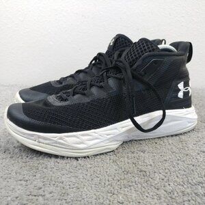 Under Armour HOVR Sonic Womens Size 9 Basketball Shoes Black White 3020627-002